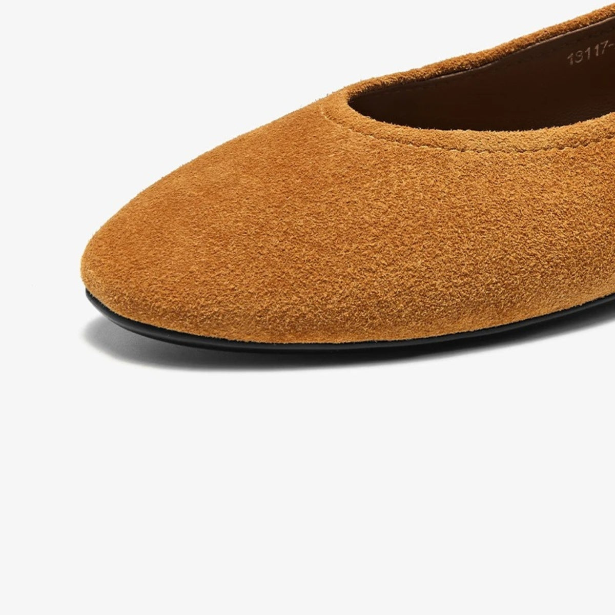 Ballerines En Daim Camel