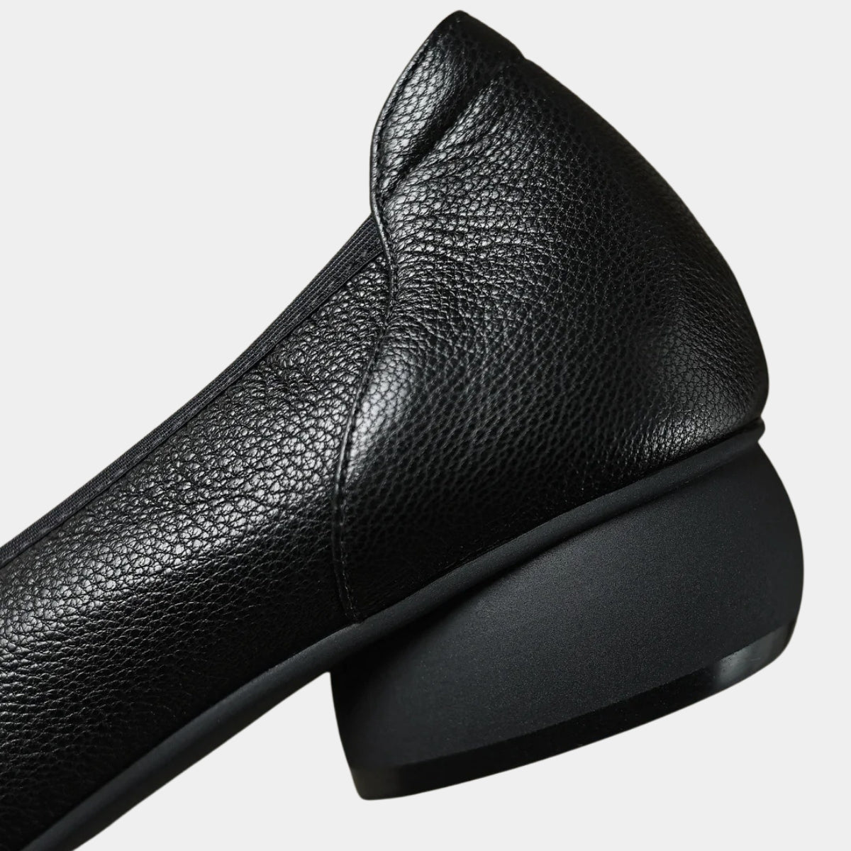 Ballerines Noires À Talon 3cm