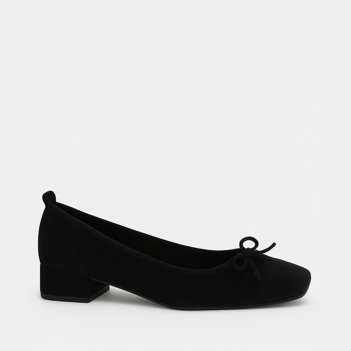 Ballerines Noires À Lacets