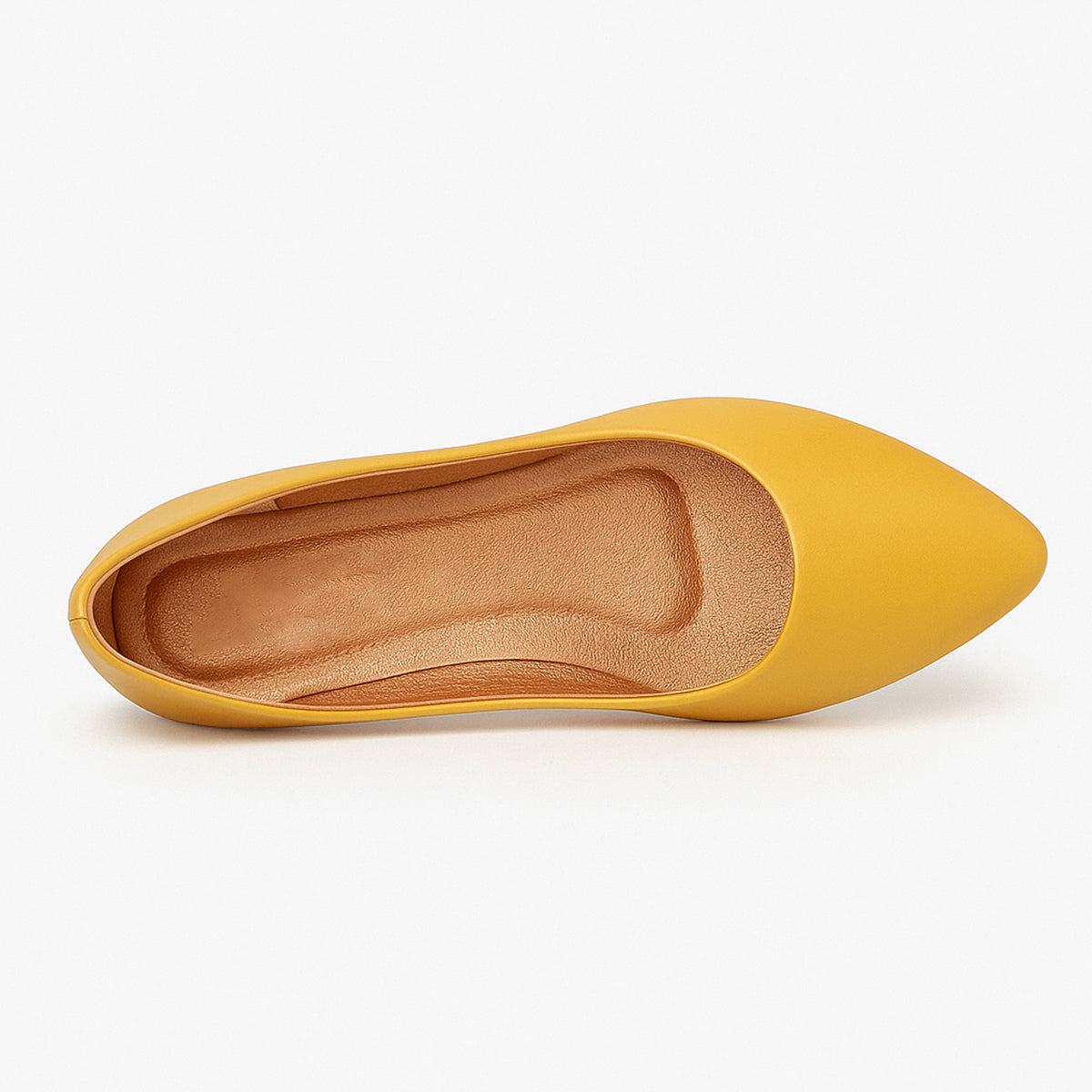 Ballerines Pointues Jaunes