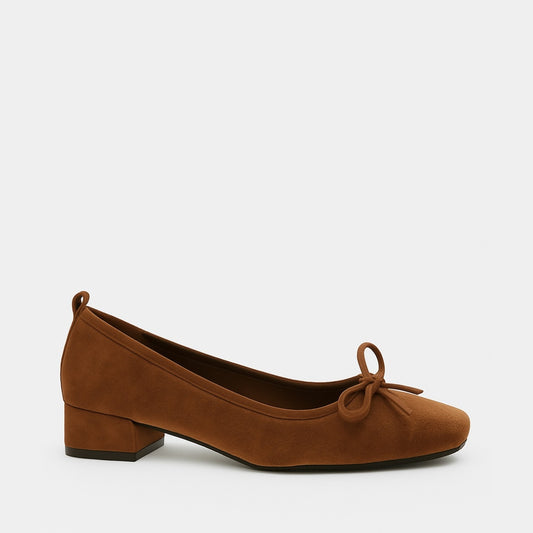 Ballerine À Lacet Marron