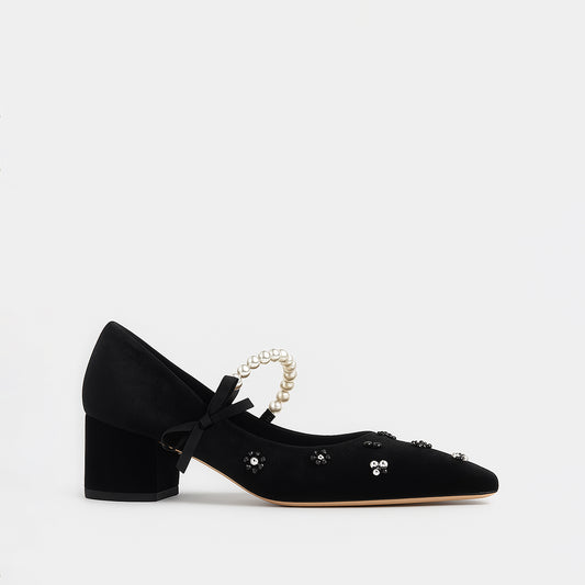 Ballerine À Talon Femme 5cm