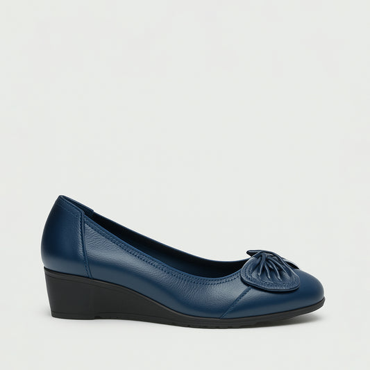Ballerines Compensées Bleues