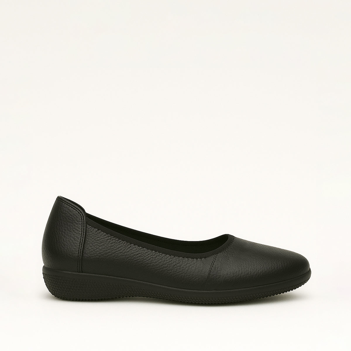Ballerines Compensées Noires Vintage