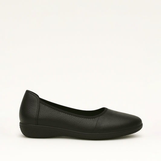 Ballerines Compensées Noires Vintage