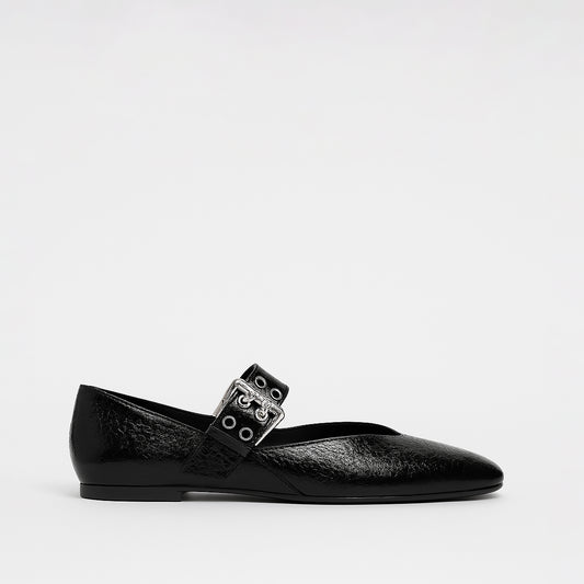 Ballerines Noires Avec Bride