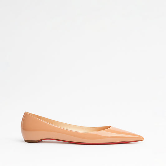 Ballerines Pointues Beige Nude