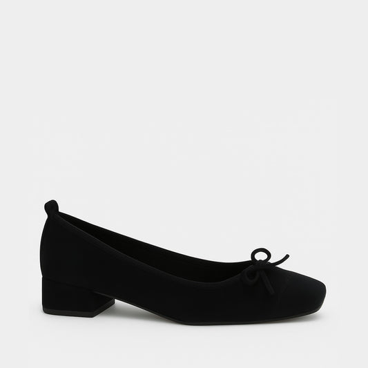 Ballerines Noires À Lacets