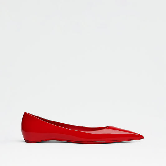 Ballerines Pointues Rouges