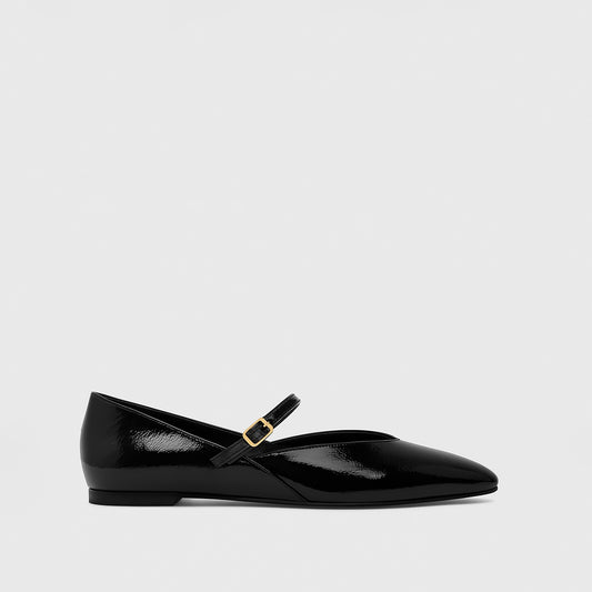 Ballerines Noires À Bride