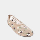 Ballerines Fleuries En Toile
