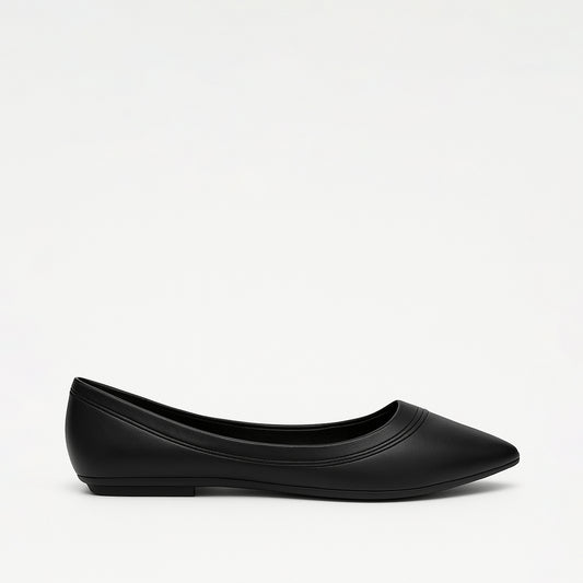 Ballerines À Bout Pointu Noires